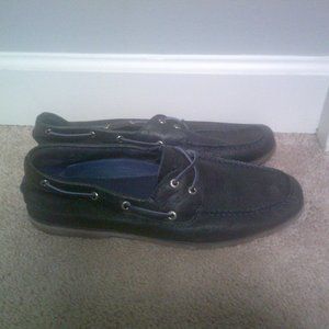 Mens Sperry Dark Blue Leather Loafer